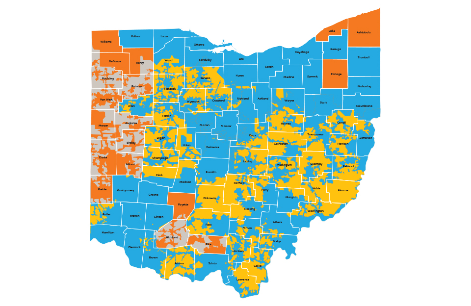 Ohio Area Energy Map Providers Electric Maps Areas Ambit Plans Ambitenergy.